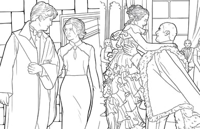 Harry Potter: Hufflepuff House Pride: The Official Coloring Book inside page 4