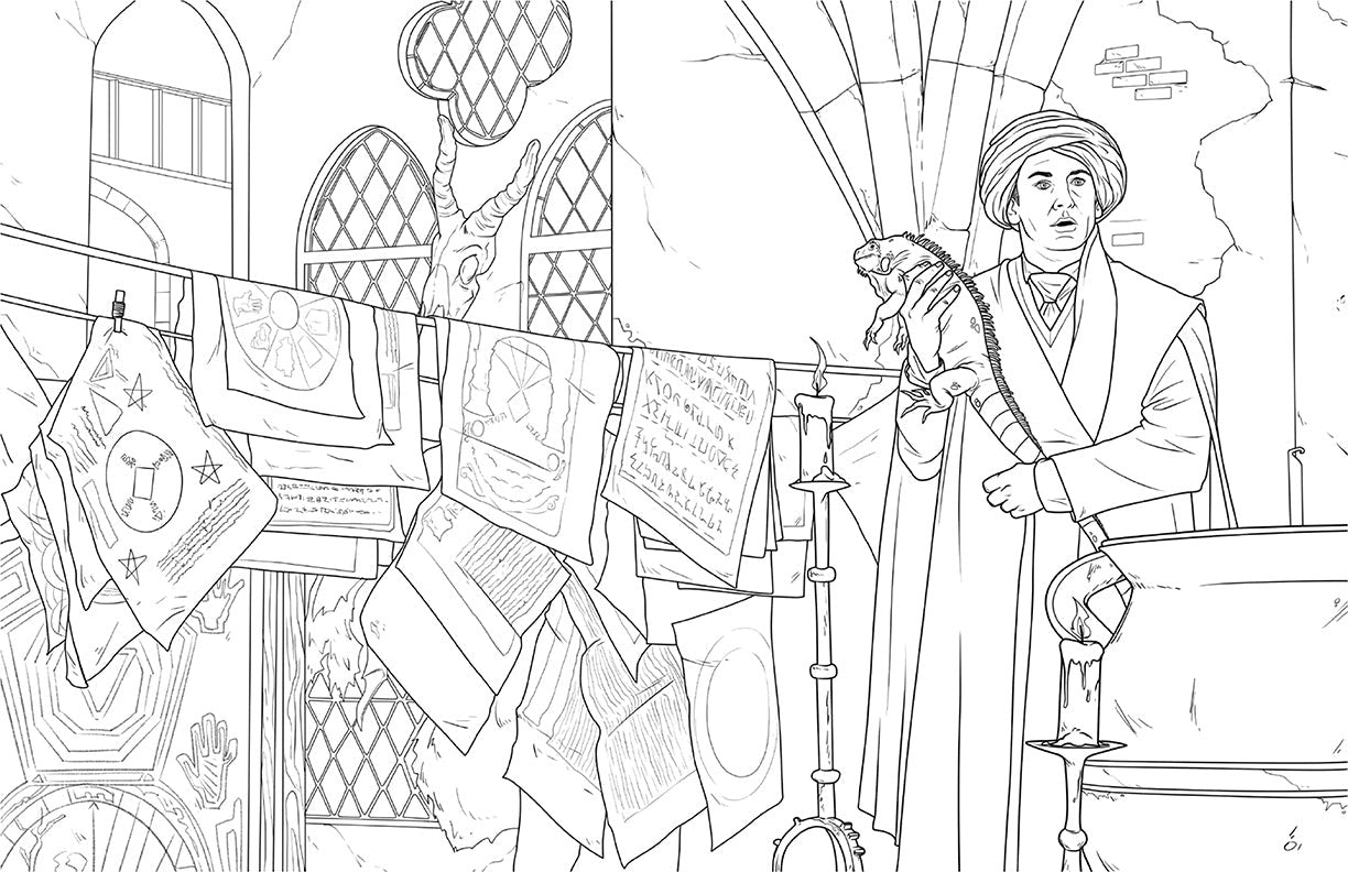 Harry Potter: Ravenclaw House Pride: The Official Coloring Book inside page 2