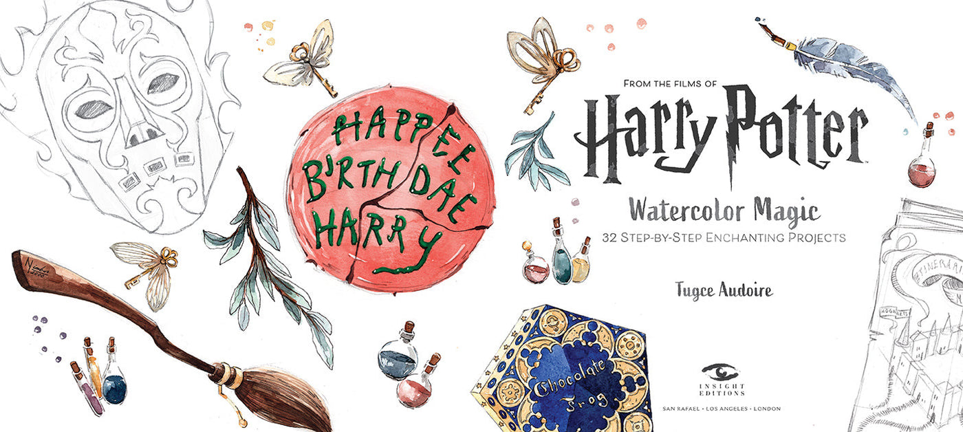 Harry Potter Watercolor Magic inside page 1