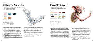 Harry Potter: Watercolor Magic: Flora & Fauna inside page 4