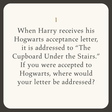 Harry Potter: Conversation Cards inside page 3