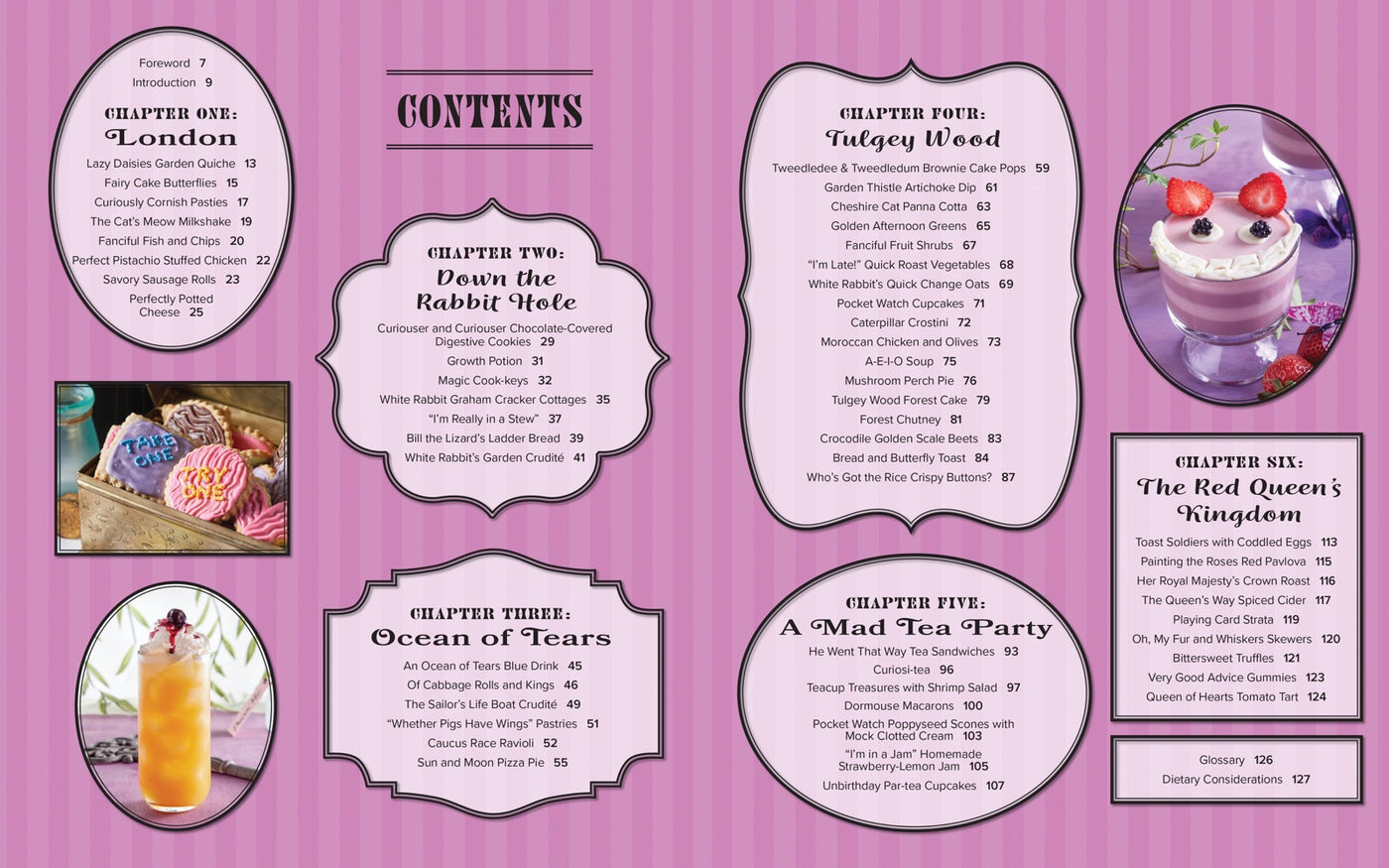 Alice in Wonderland: The Official Cookbook inside page 2