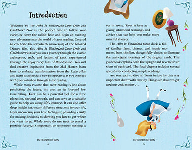 Alice in Wonderland Tarot Deck and Guidebook inside page 4