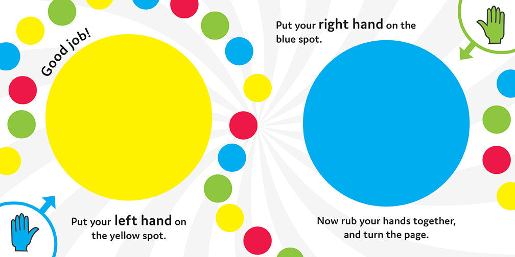 Hasbro Twister: Right Hand Here inside page 2