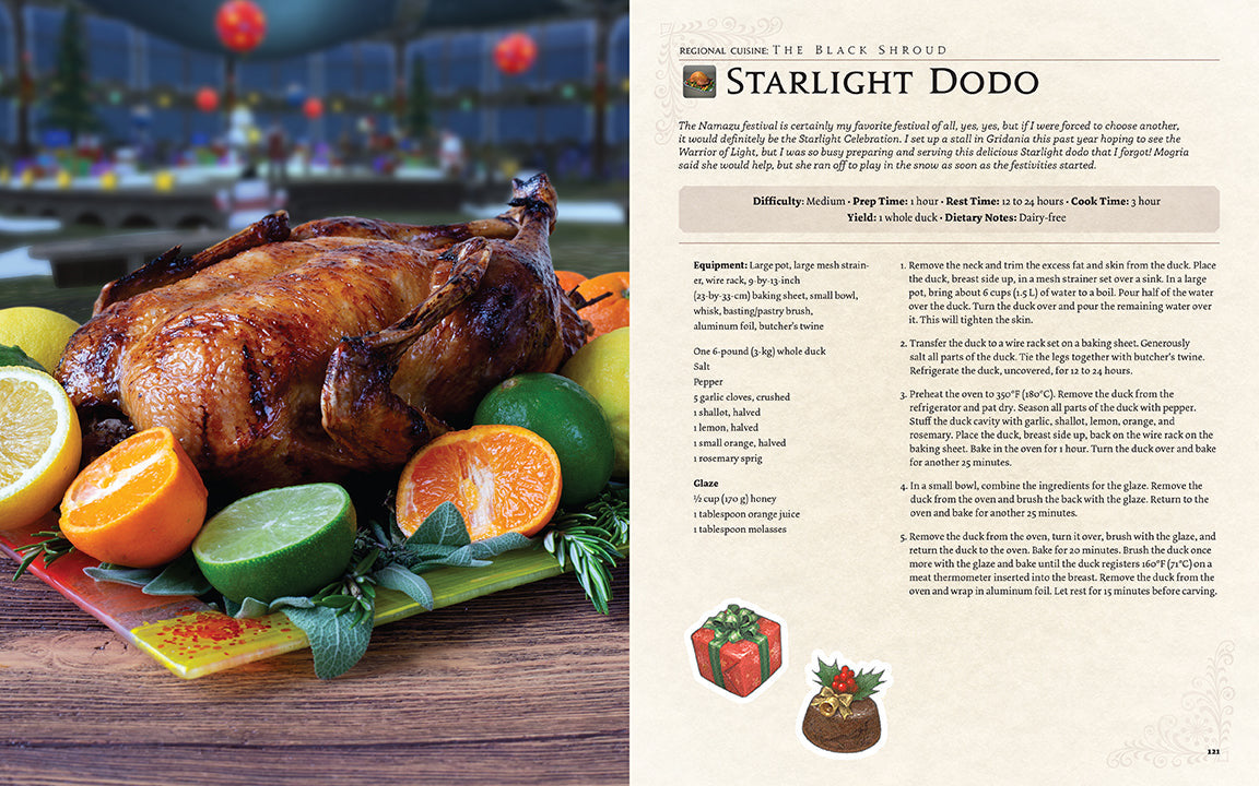 Ultimate Final Fantasy XIV Cookbook inside page 2