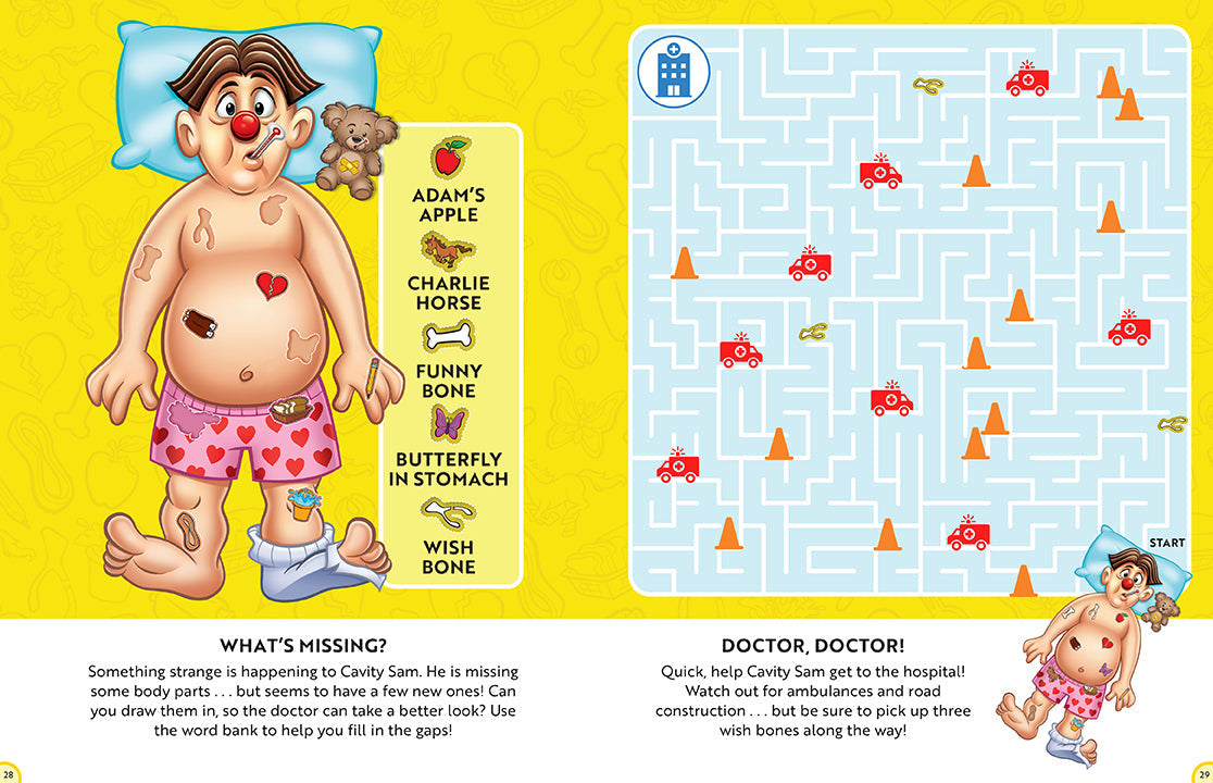 Hasbro Gaming Ultimate Activity Book inside page 3