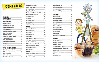 Rick and Morty: The Official Cookbook inside page 1