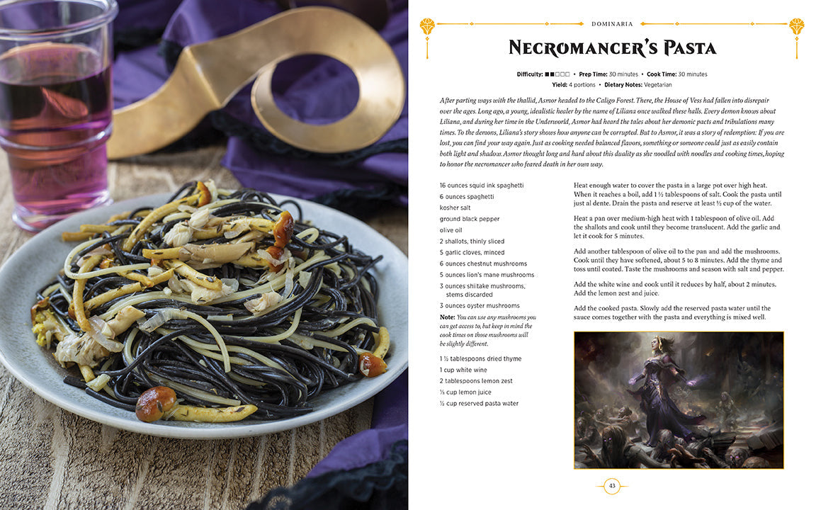 Magic: The Gathering: The Official Cookbook inside page 2