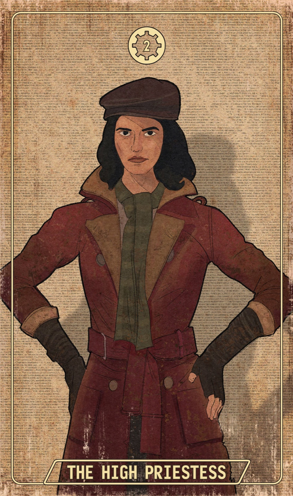 Fallout: The Official Tarot Deck and Guidebook inside page 2