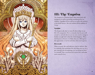 Anime Tarot Deck and Guidebook inside page 3