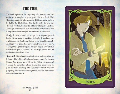 Hocus Pocus Tarot Deck and Guidebook inside page 2