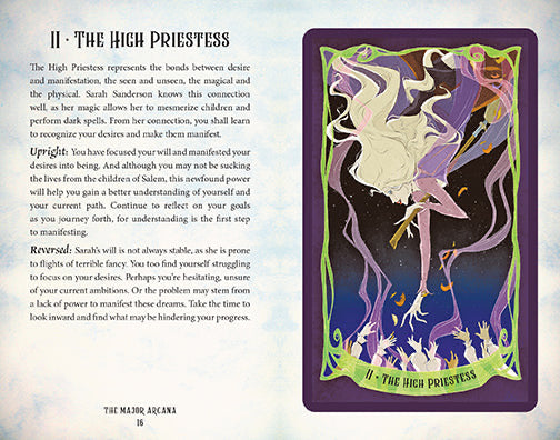 Hocus Pocus Tarot Deck and Guidebook inside page 4