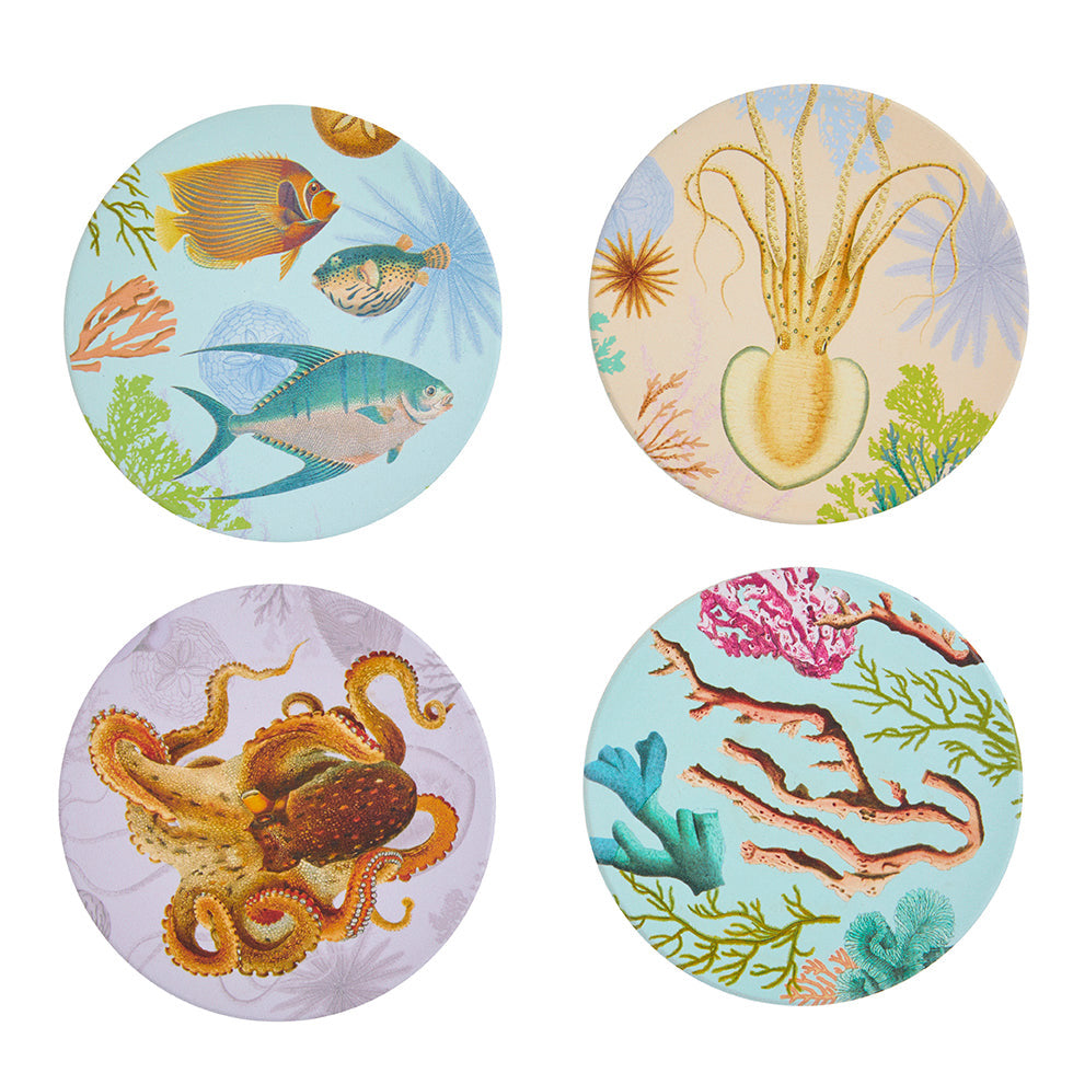 Art of Nature: Under the Sea Coaster Set (Set of 4) inside page 1
