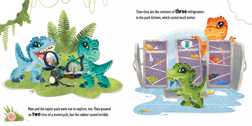 Jurassic World: The Very Hungry Dinosaur inside page 3