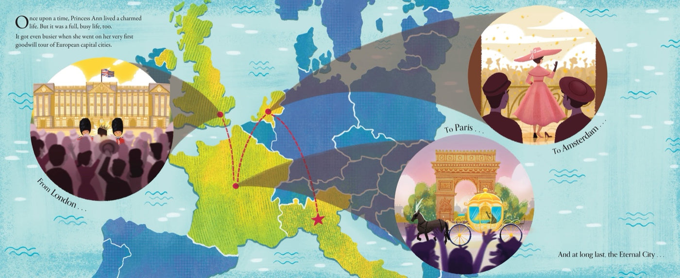 Roman Holiday: The Illustrated Storybook inside page 1