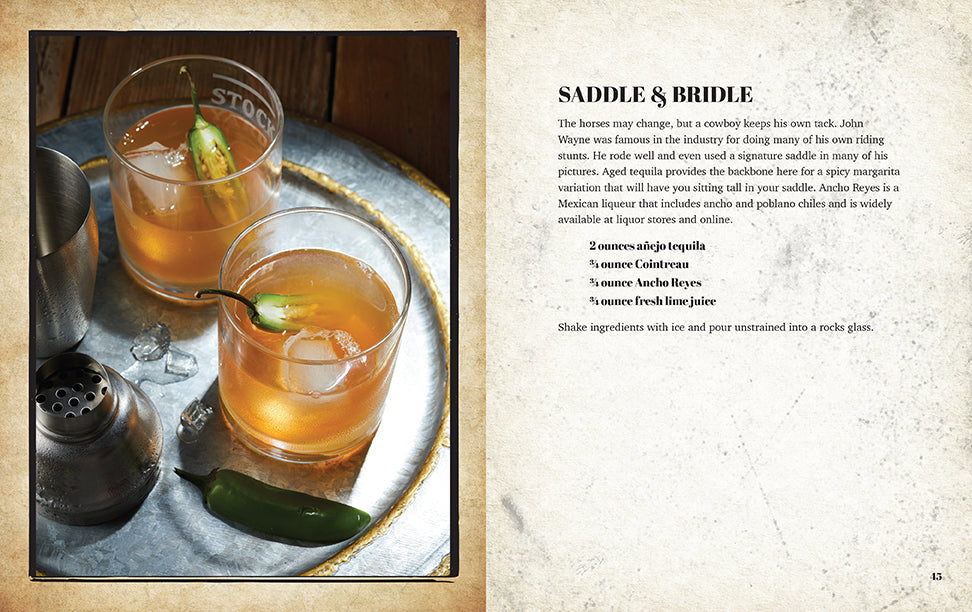 John Wayne: The Official Cocktail Book inside page 3
