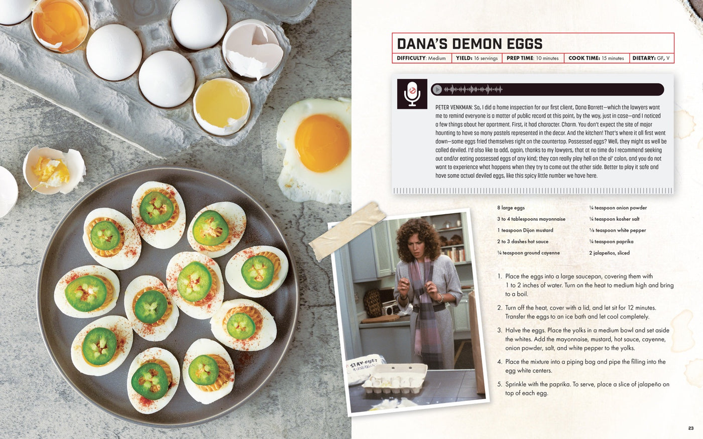 Ghostbusters: The Official Cookbook inside page 2