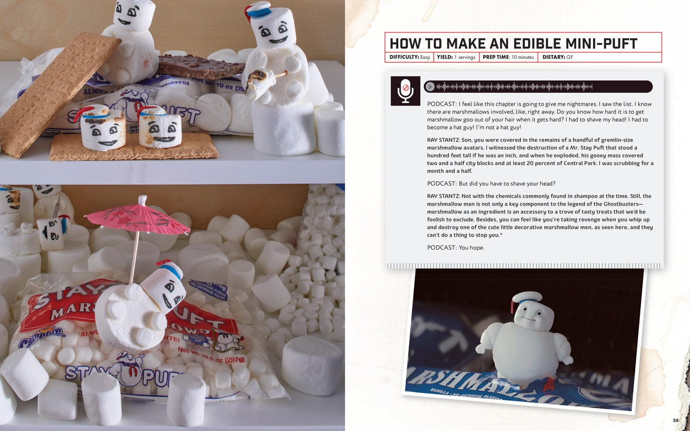 Ghostbusters: The Official Cookbook inside page 3