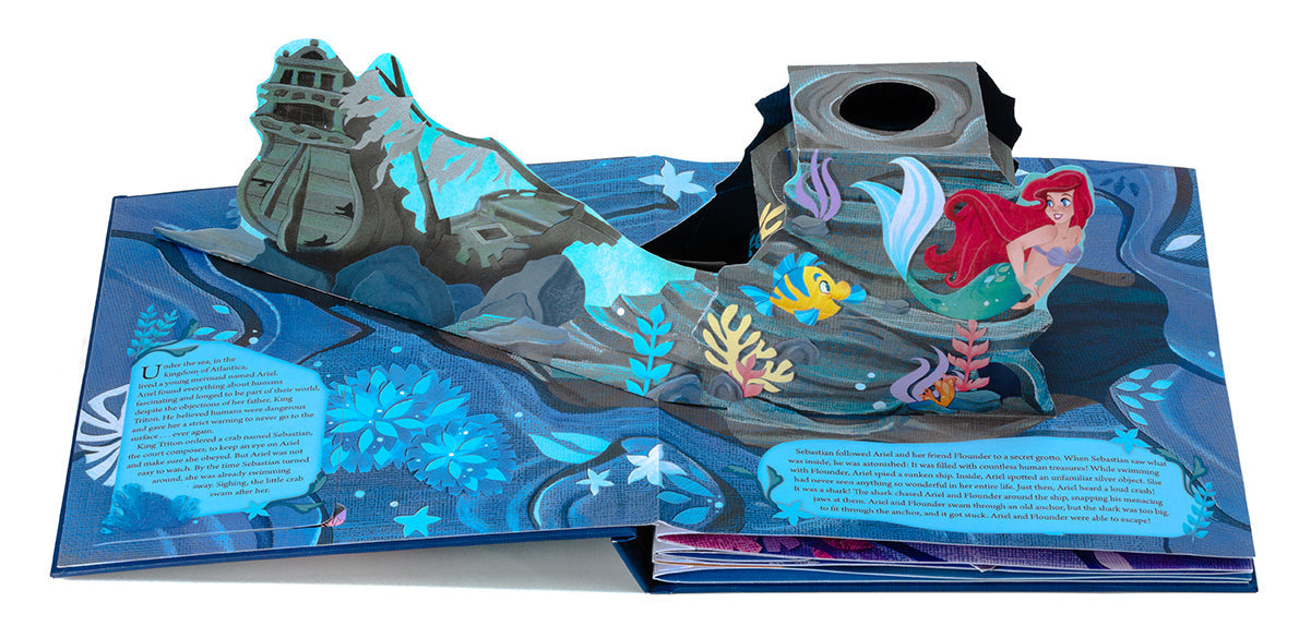 Disney: The Little Mermaid Pop-Up Book inside page 1