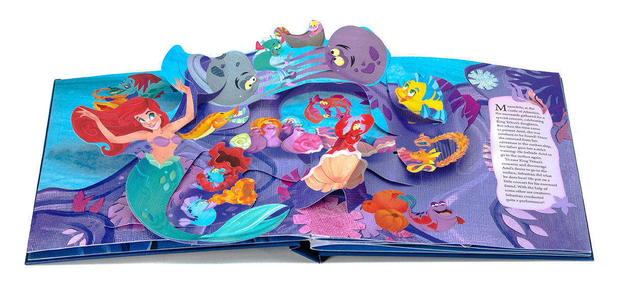 Disney: The Little Mermaid Pop-Up Book inside page 2