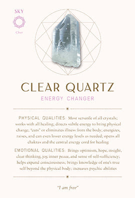 Crystal Healing Card Deck inside page 4