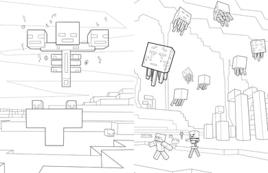 Official Minecraft Coloring Adventures Book: Create, Explore, Color! inside page 2