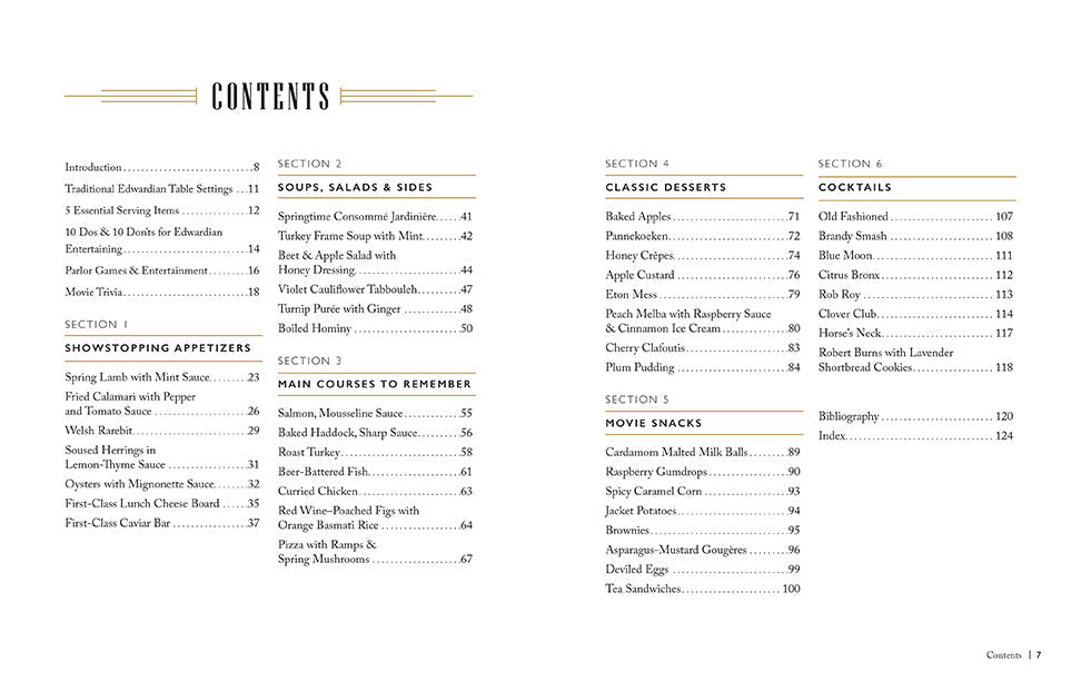 Titanic: The Official Cookbook inside page 1