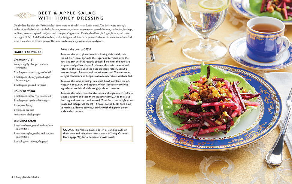 Titanic: The Official Cookbook inside page 3