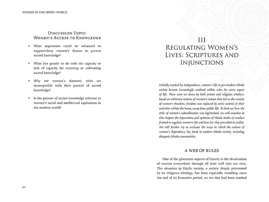 Women in the Hindu World inside page 3