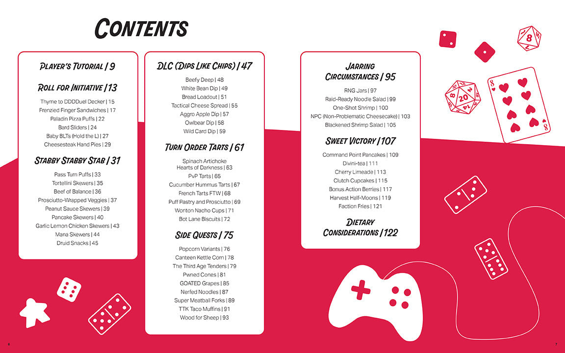 Ultimate Gamers Cookbook inside page 1