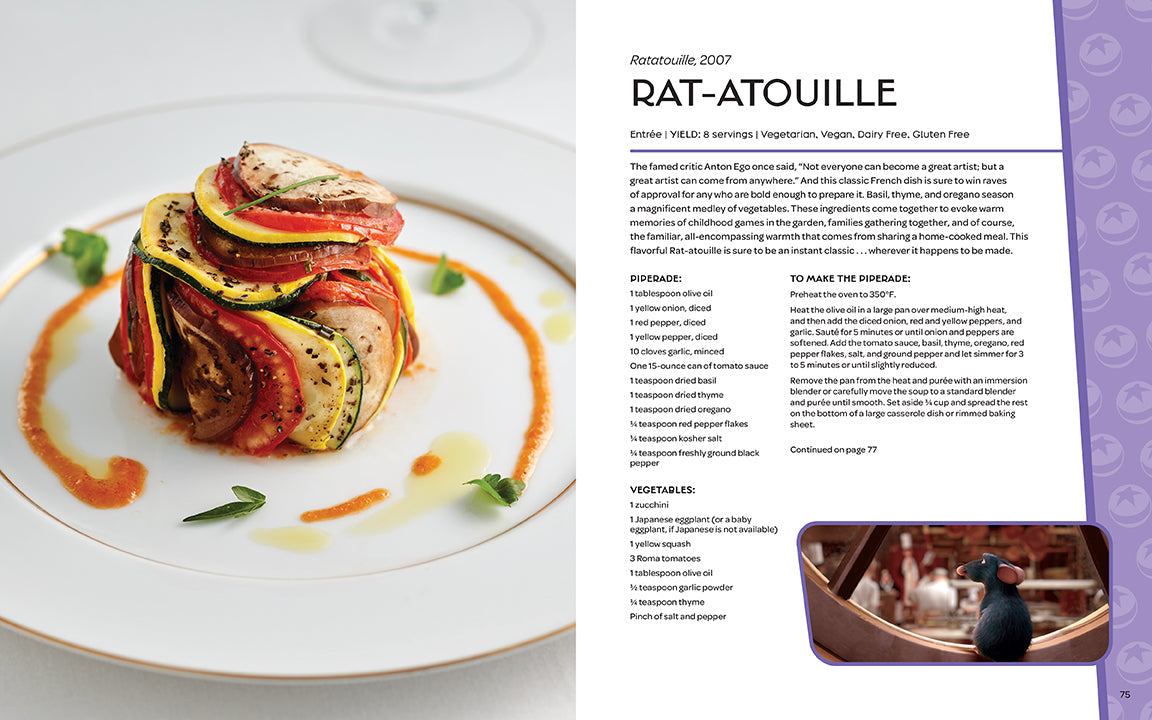 Pixar: The Official Cookbook inside page 2