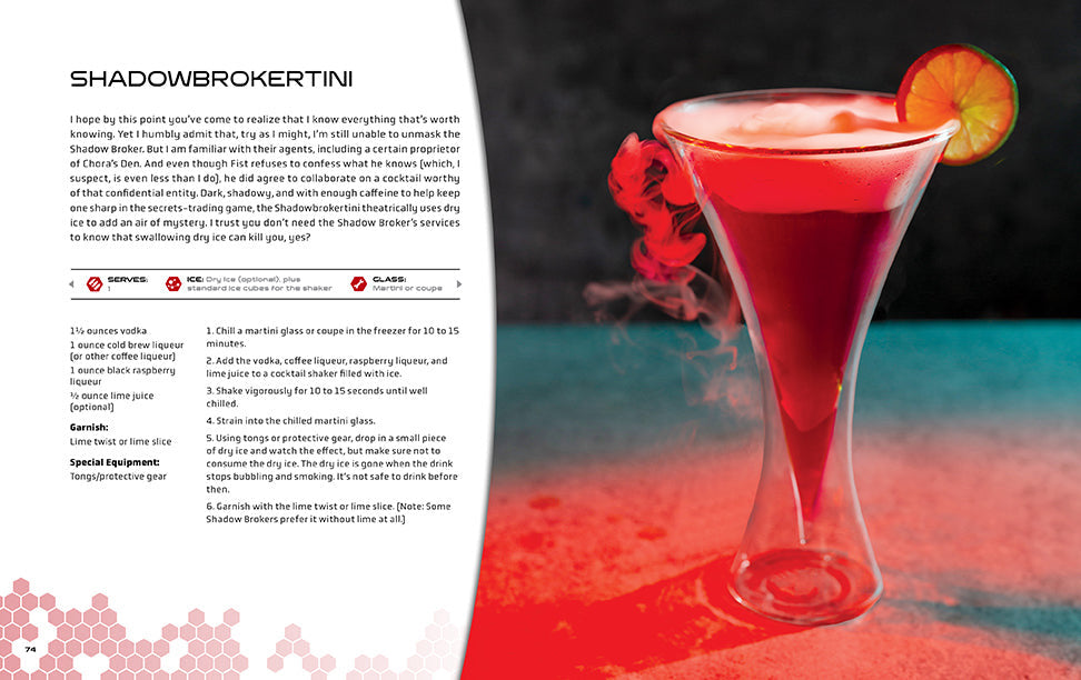 Mass Effect: The Official Cocktail Book inside page 1