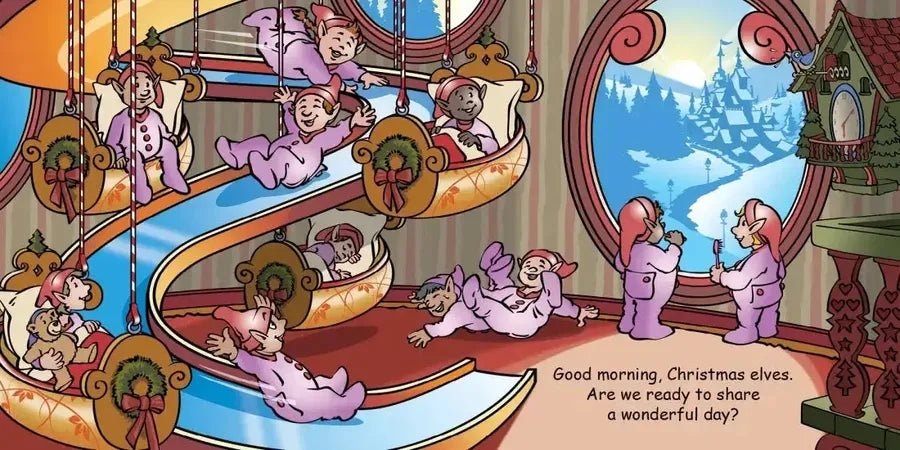 Good Night Christmas Elves US - Board book