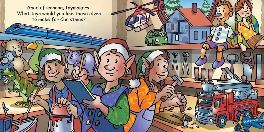 Good Night Christmas Elves US - Board book