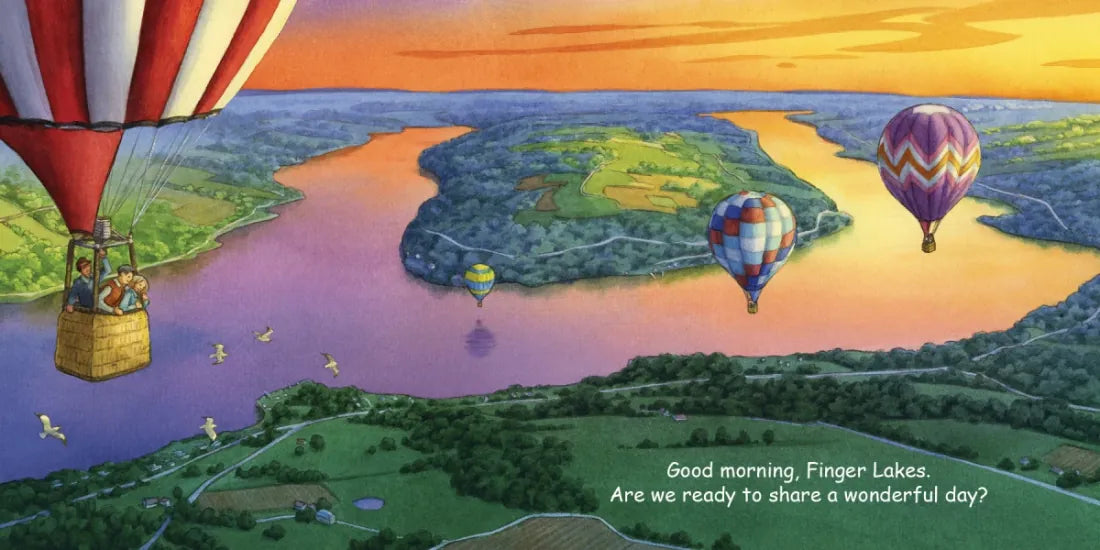 Good Night Finger Lakes US - Board book