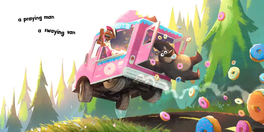 A Bear, a Man, and a Donut Van US - Hardback