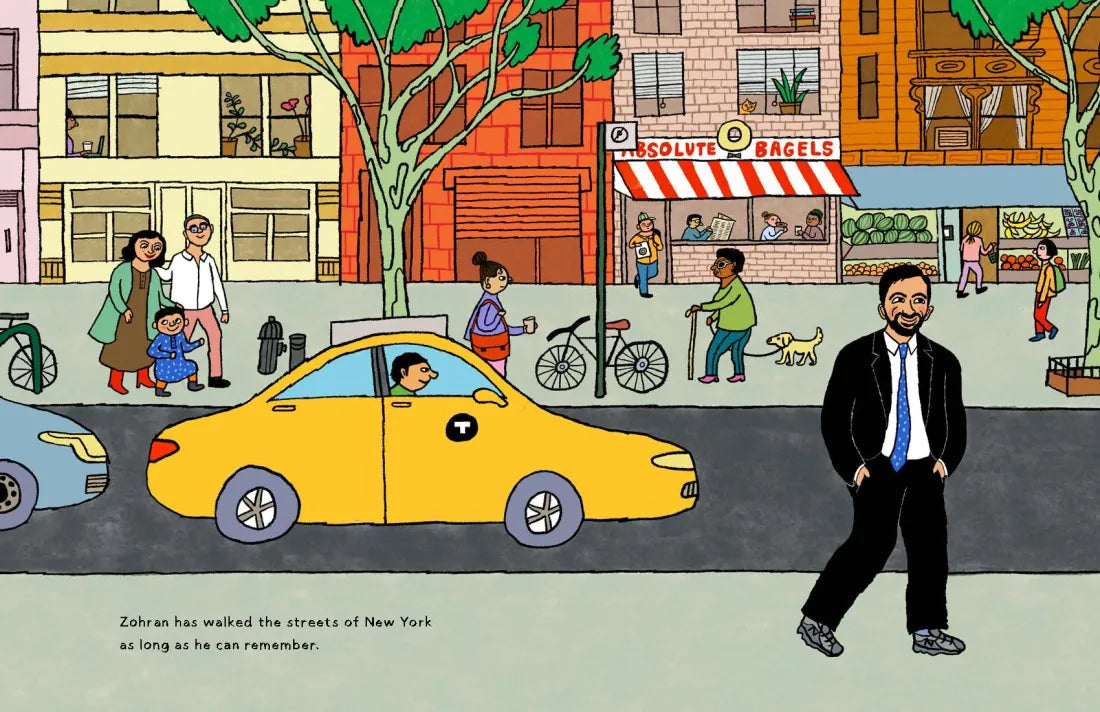 Zohran Walks New York US - Hardback