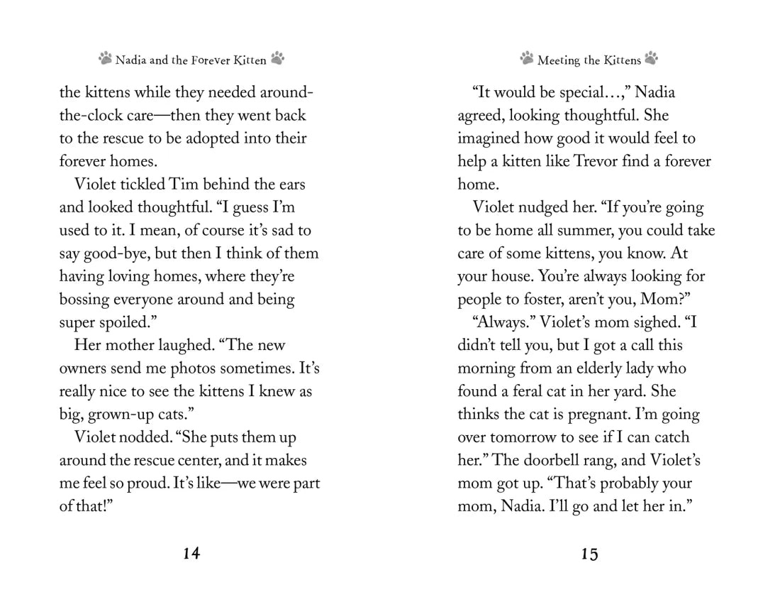 Nadia and the Forever Kitten US - Paperback / softback