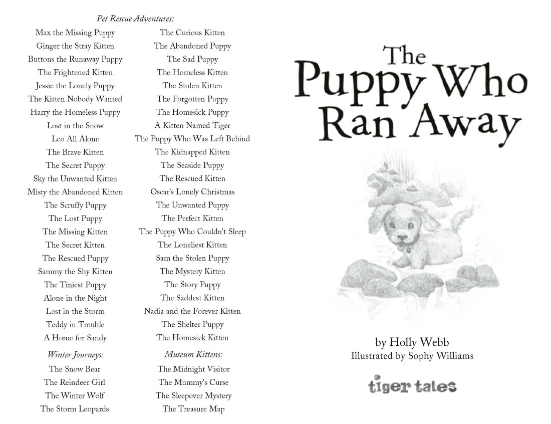 The Puppy Who Ran Away US - Paperback / softback