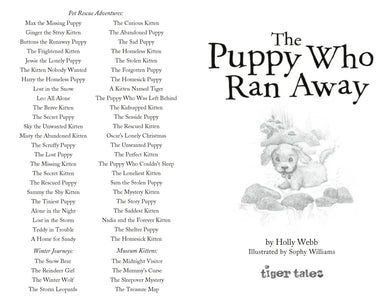 The Puppy Who Ran Away US - Paperback / softback