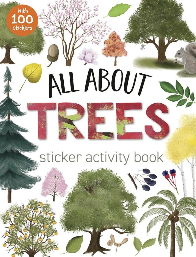 All About Trees Sticker Activity Book-Children’s interactive and activity books and kits-買書書 BuyBookBook