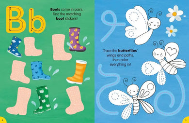 A is for Apple Sticker Activity Book US - Paperback / softback