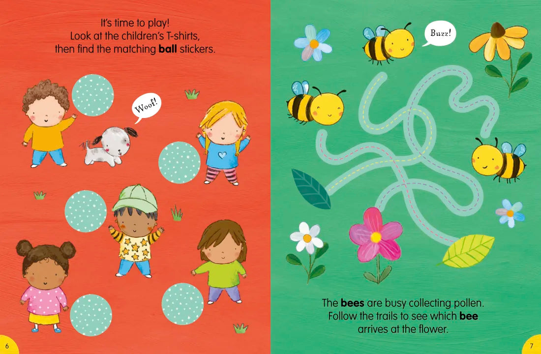 A is for Apple Sticker Activity Book US - Paperback / softback