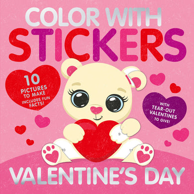 Color With Stickers: Valentine's Day