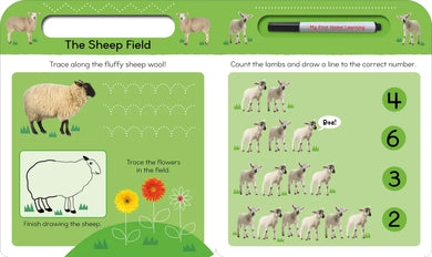 My First Wipe-Clean Farm US - Board book