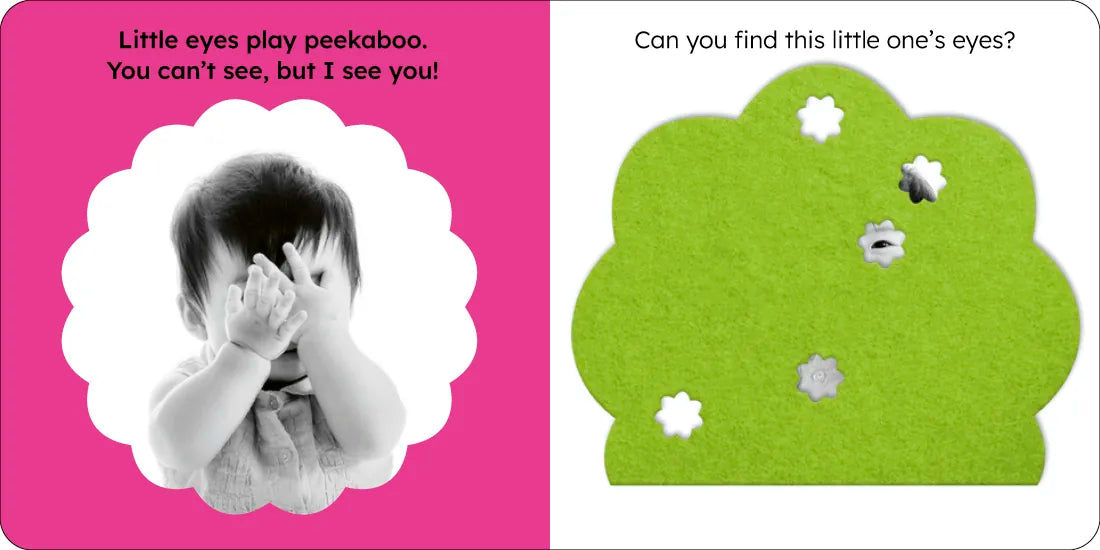 Eyes, Ears, Nose, and Toes - Little Peekaboos US - Board book