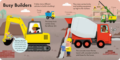 How It Works: Digger US - Board book