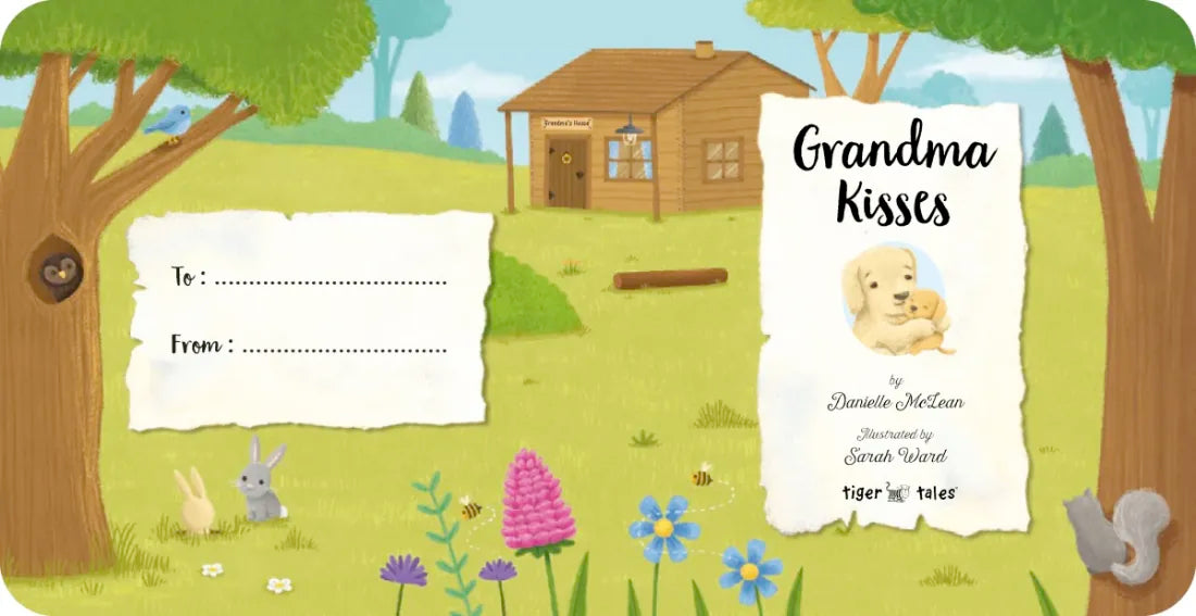 Grandma Kisses US - Board book