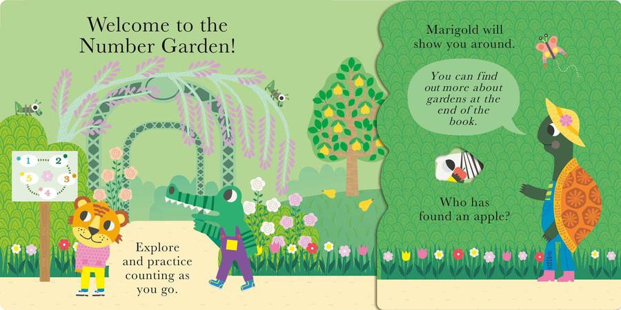 Number Garden US - Board book