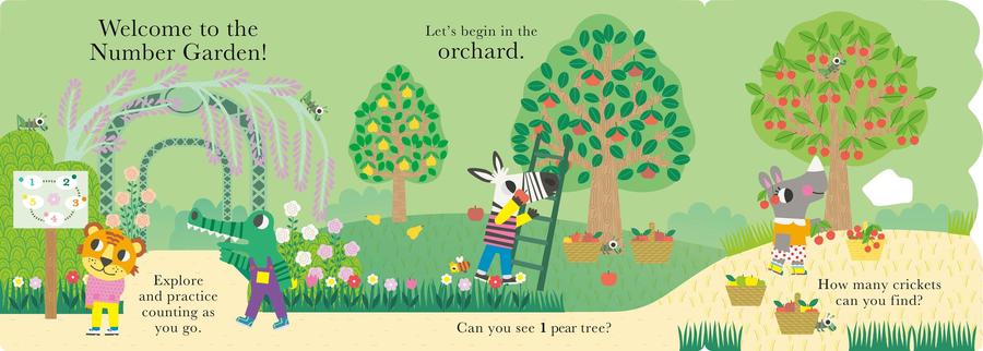 Number Garden US - Board book